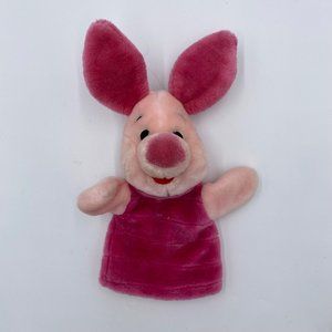 Mattel Arcotoys Piglet Plush Hand Puppet 11" Disney Winnie the Pooh & Friends
